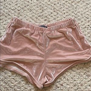 Brandy Melville Velour Shorts